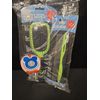 2pc Set Rexipets Double Sided Pet Brush & Comb Black & Lime Green Dogs & Cats