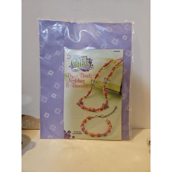 Creative Girls Club Paper Beads, Necklace, & Bracelet