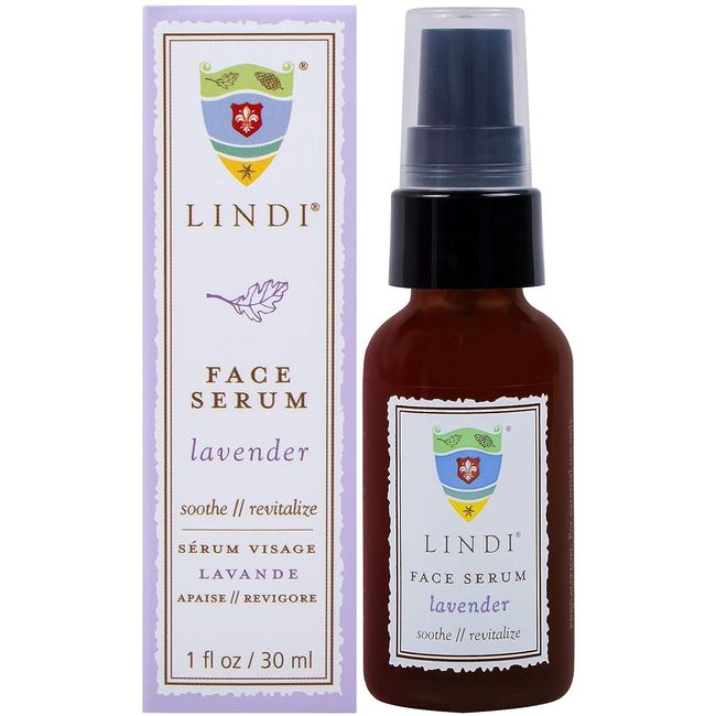 LINDI SKIN Lavender Face Serum - Ultimate Moisture and Comfort To Restore Your Skin Immediately - Reduce Facial Rash, Redness, and Itching - Relieves Uncomfortable Effects of Chemo Rash(1 fl oz)