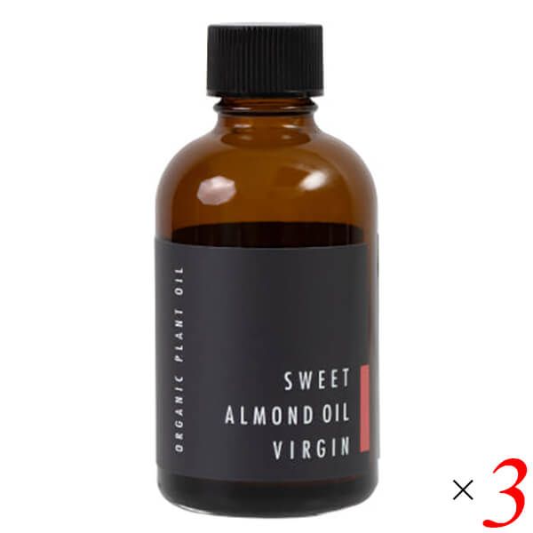 Shopping marathon! 6x points! Tree of Life Organic Sweet Almond Oil 60ml 3-pack Body oil Dryness Moisturizing