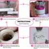 6PC Plastic Pipe Fitting Reamer Kit For 1/2" PVC Drill Cutting Metal Rotary Tool
