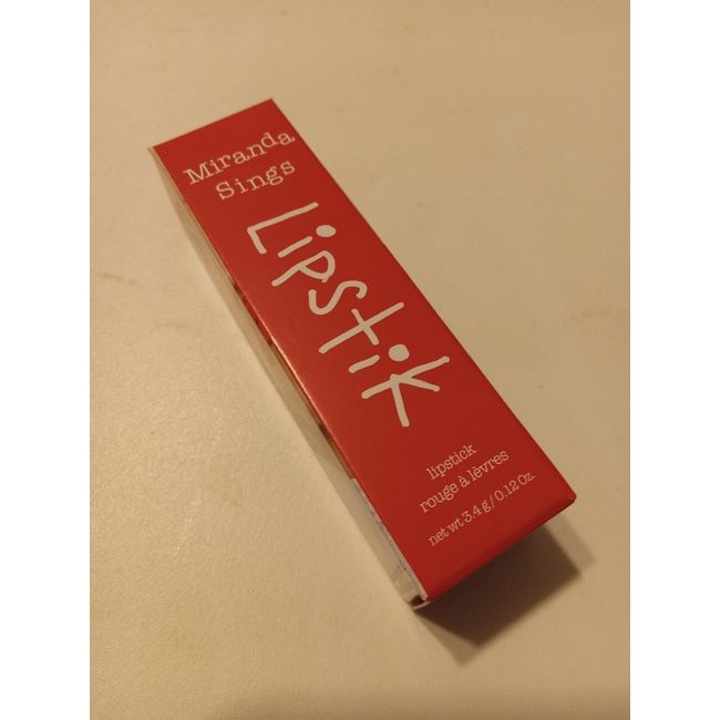 Miranda Sings Red Lipstick, New In Box You Pay $9.00, 50% Off Reg Online Price