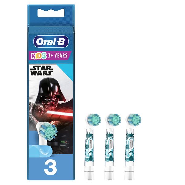 Oral-B Star Wars Kids Toothbrush Head Replacement Pack of 3