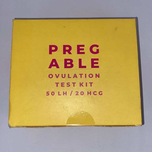 Pregable Combo Kit of 50 Ovulation Tests 20 Pregnancy Tests Free Tracker - New