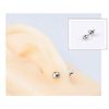 Pimoys 4pcs Painless Ear Piercing Gun Disposable Safety Asepsis Piercing Tool Kit with Ear Studs