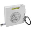Azeeda 'Dragon Emblem' Keyring Tape Measure/Spirit Level Tool (KM00037116)