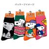 Small Planet Snoopy Bore Room Socks, Orange
