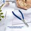 OdontoMed2011 Split Ring Pliers 5" W/Spring Blue Color Pvc Grip ODM