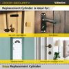 Sterling RCB100 Replacement 5 Pin Rim Cylinder Brass Plated