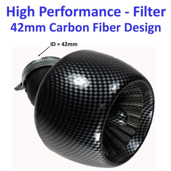 Dinli Helix 150  ATV Air Filter - Carbon Graphite Design