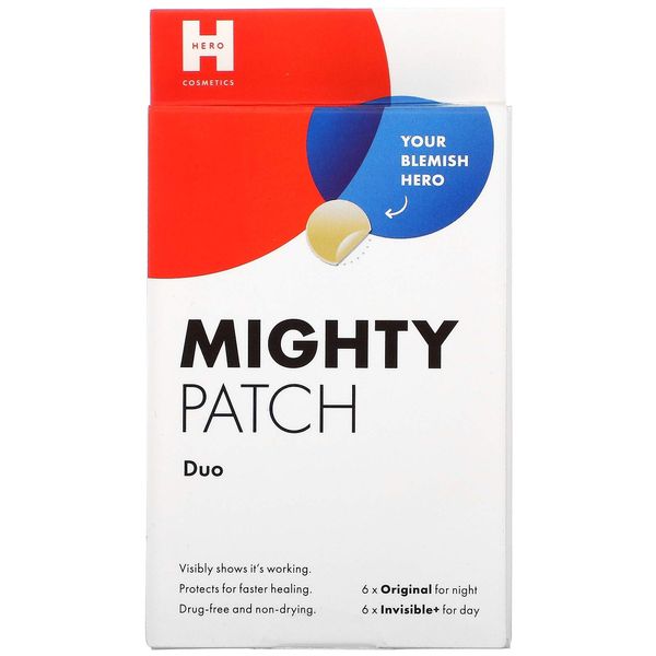 Hero Cosmetics Mighty Patch Duo 6 Original + 6 Invisible Patches