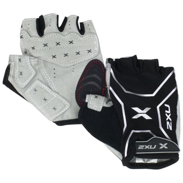 2XU Women's Comp Cycle Glove, Black, X-Small