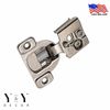 40 Pack (20 Pairs) 1/2" OVERLAY SOFT CLOSE Face Frame Compact Cabinet Hinge