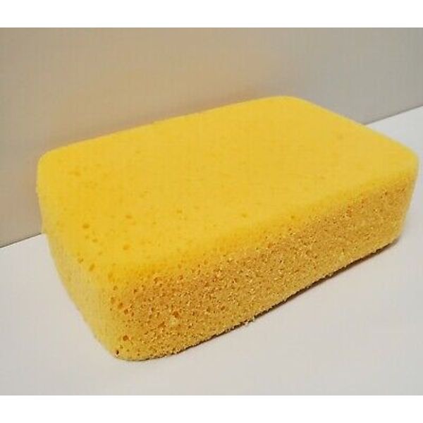 YELLOW HYDROPHILIC GROUT SPONGE 7 X 4 1/2 X 2 FREIGHT SAME PRICE 1 SPONGE OR 100