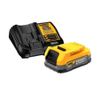 DEWALT 20V MAX POWERSTACK Lithium-Ion Compact Battery Starter Kit 1.7 w Charger