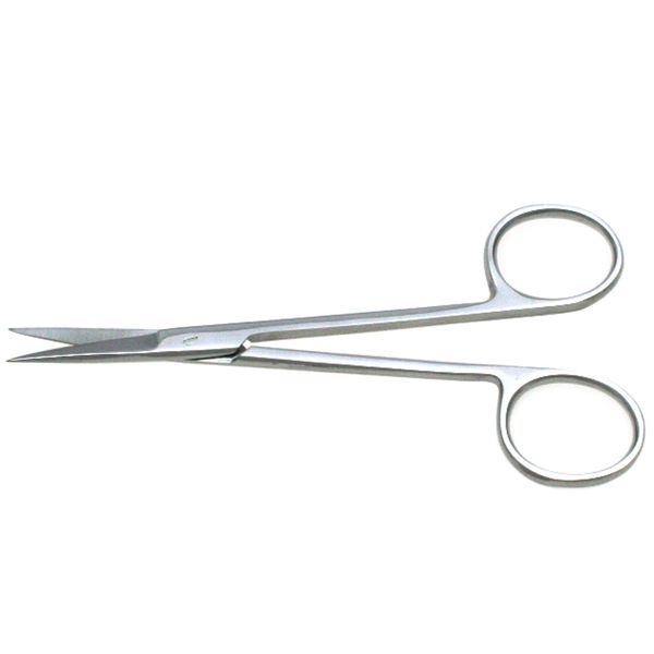 Iris Scissors Straight Blades Sharp Points Size 4.5 Inch Pack of 50pc
