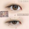 Hexze Eyeshadow Palette, 12 Colors, Pro Eye Palette, Eye Planner Palette, Makeup Palette, High Color, Lasting #01