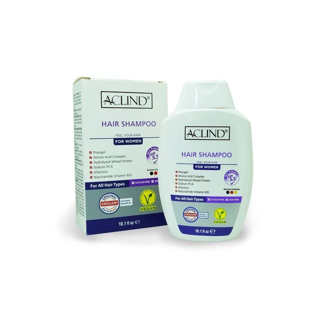 Aclind 10.1 Fl Oz. Hair Loss Shampoo - Shampoo for Thinning Hair and Hair Los...