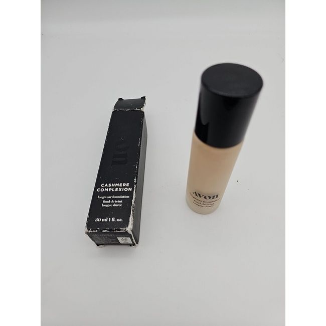 new AVON cashmere complexion longwearing foundation liquid for face - cannoli