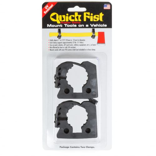 END OF ROAD Original Quick Fist Clamp for mounting tools & equipment 1" - 2-1/4" diameter, 2 Count (Pack of 1) - 0010