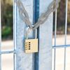 AGT Padlock with Code: Set of 2 Padlocks with 4 Digit Number Code 50mm (Padlock Combination Code, with Numbers, Bugel)