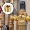 uxcell 4pcs Brass Pipe Plug Fitting 1/8" BSP Female Hex Countersink Plug Internal Thread Socket Pipe Plug Used to Close Pipe End Air Tank