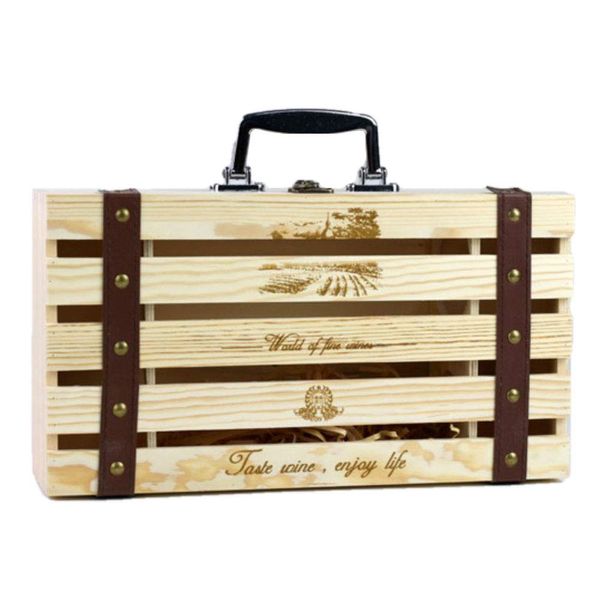 iikuru Y178 Gift Box, Wine, Wooden Box, Wrapping Box, Liquor, Wrapping, Gift Box, Packaging, Present, Packaging