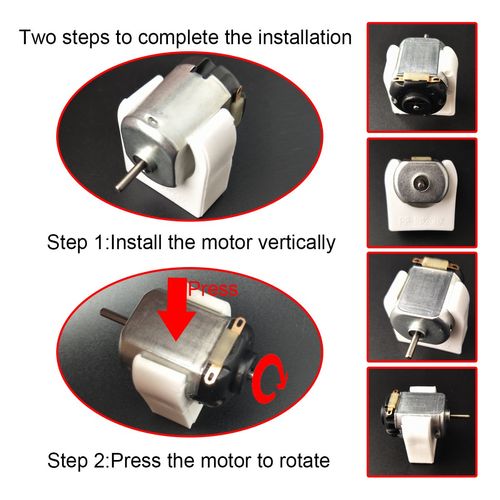 EUDAX 25Pcs 130 Mini Electric Motors 20mm DC Motor Mount Mounting Bracket Holder for RC Car DIY Toys