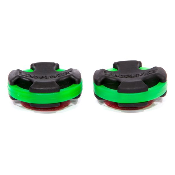 LimbSaver Broadband Dampener for Solid Limb Compound Bows, Green, 2-Pack