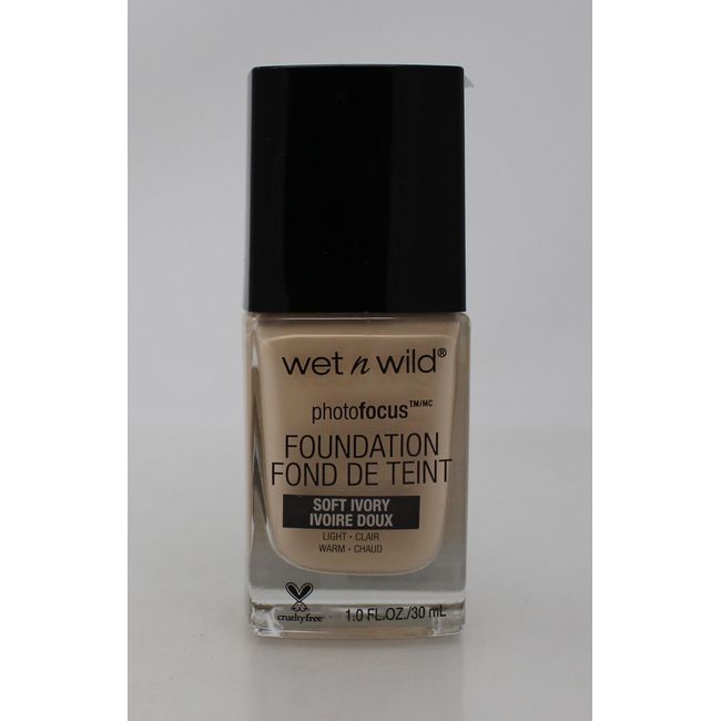 wet n wild Photo Focus Foundation Soft Ivory 1 Ounce