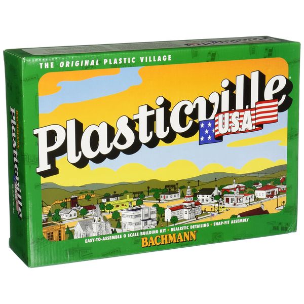 Bachmann Trains - PLASTICVILLE U.S.A. BUILDINGS – CLASSIC KITS - LOADING PLATFORM & CROSSING SHANTY - O Scale