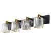 Modern Crystal 4 Light Vanity Light for Bathroom Light Mirror Bath Wall Lighting