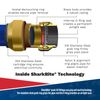 Sealey SBA28SC Sharkbite Ø28mm Straight Connector, Brass