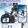 Lightning SD Card Reader for iPhone, iPad, 2 in 1 SD/Micro SD Card Adapter USB C (Read Two Cards Simultaneously), iPhone SD Card Reader with Lightning and USB C Port, Fast Transfer