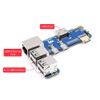 4-Way USB Hub Expansion Board Module for Raspberry Pi Zero Series BPI M2 Zero Expansion Board Replacement