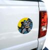 Batman Character Automotive Car Window Locker Circle Bumper Sticker