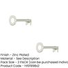2 Pack Fire Brigade Locking Keys for FB Padlocks - Secure Your Gear