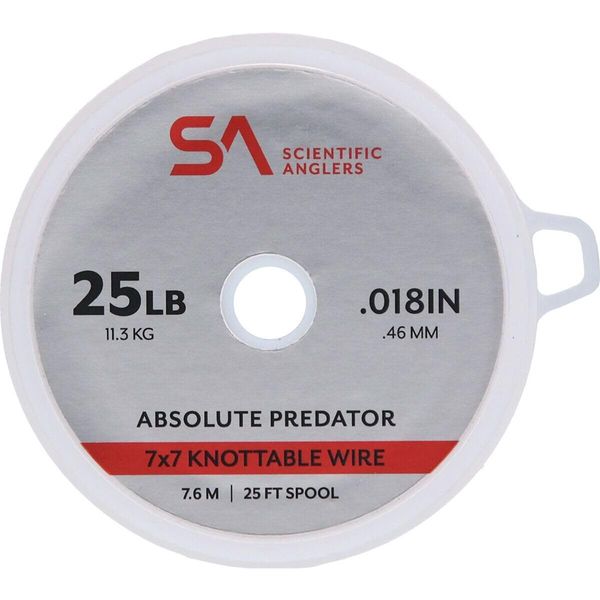 Scientific Anglers Absolute Predator 7x7 Knottable Wire (25lb)