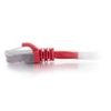 C2G 00848 Cat6 Cable - Snagless Shielded Ethernet Network Patch Cable, Red (7 Feet, 2.13 Meters)