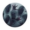 CJ Grips Horror Halloween PopSocket Standard PopGrip - Black - Compatible with Smooth, Hard, Plastic Cases