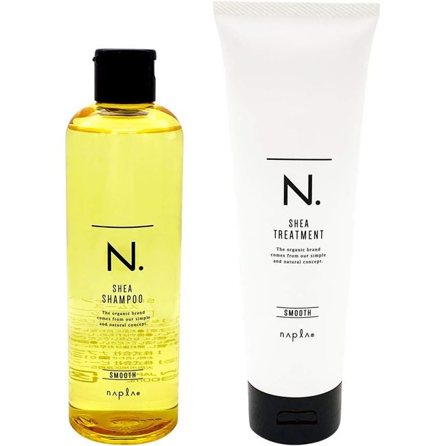 N.SHEA Shampoo Smooth 300ml &amp; N.SHEA Treatment 240g Set