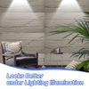 Cement Texture Wall Panels,4-Pack 3D Wall Panels, 23.6"*47.2" Wall Paneling, ...