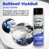 BullSnot! Glass Cleaner Foam Spray, Streak-Free for Car Windshield, Mirror, Window Cleaning - Heavy Duty for Auto Exterior - Ammonia-Free, No Drip, Quick Dry - 19 Fl Oz, 1 Can