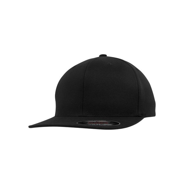 Flexfit Flat Visor Kappen, Black, L/XL