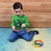 TickiT Wooden Rainbow Architect Arches - Nesting Puzzle - Stacking Blocks for Ages 1+