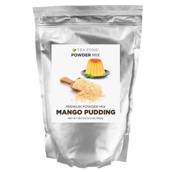 Tea Zone 2.2 lb Mango Pudding Mix Powder