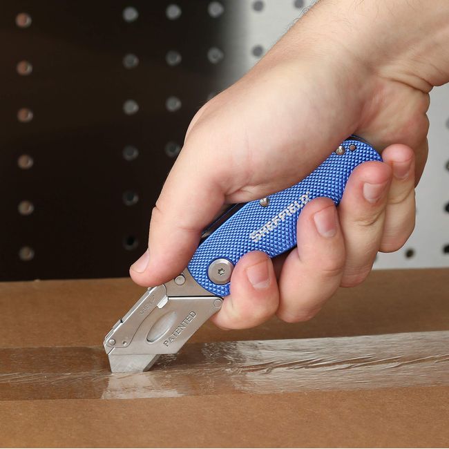 Sheffield 12113 Ultimate Lock Back Utility Knife, Box Cutter Knife