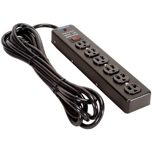 Furman SS-6 Slim Pro Plug 6 Outlet Surge Power Strip 15FT Cord Authorized Dealer
