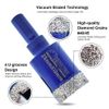 11pcs/kit Diamond Drilling Core Bit Set 6-65mm Hole Saw for Ceramic Tile Marble
