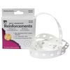 Charles Leonard SELF-ADHESIVE REINFORCEMENT Labels, 200pc. Dispenser, 1/4" hole